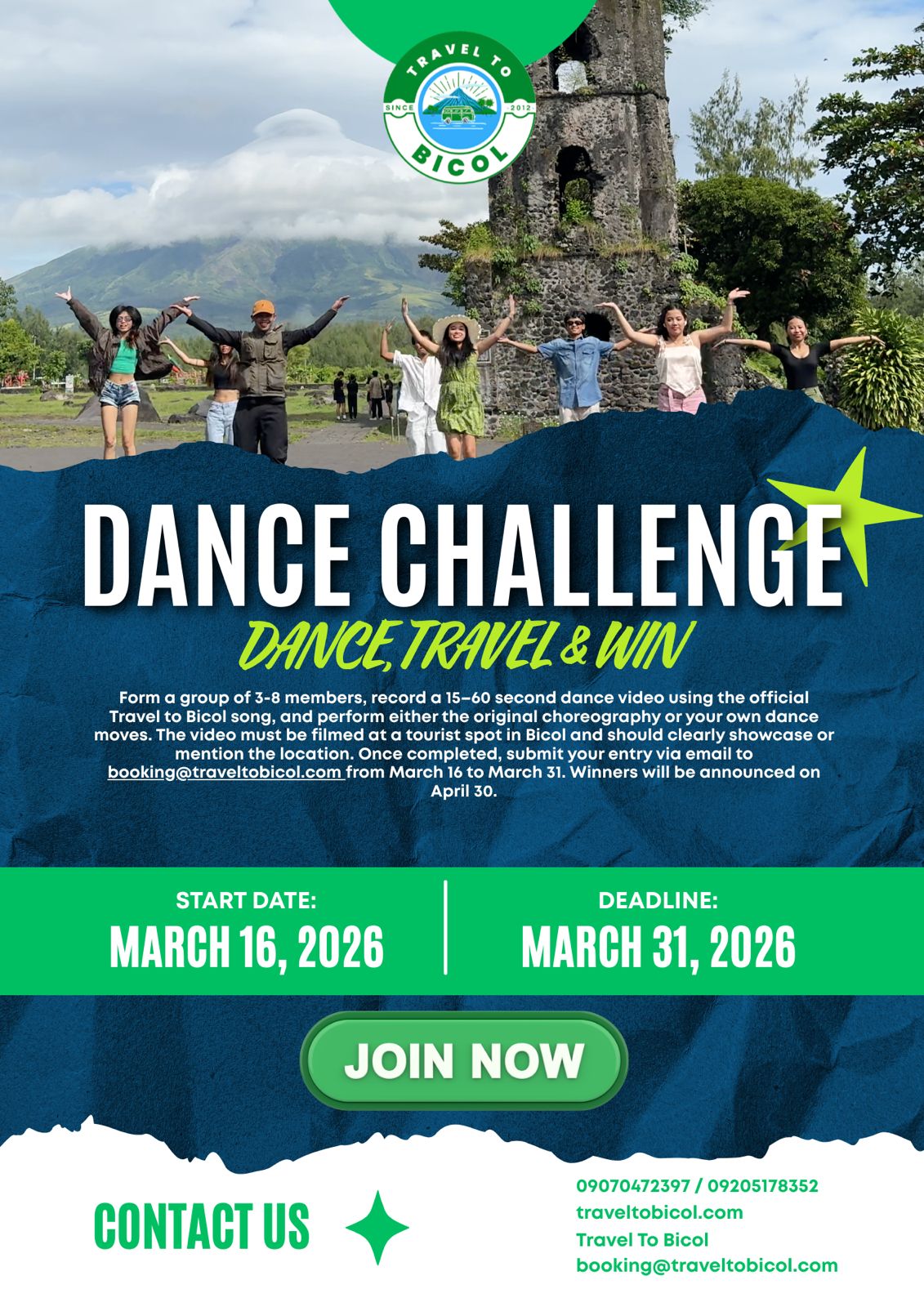 Show Off Your Moves at Bicol's Top Destinations!