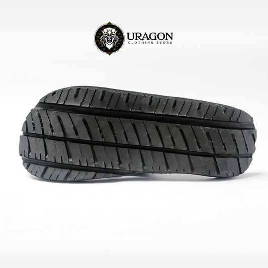 Uragon Lagalag Baltog Mens Tiresole Slippers Blue