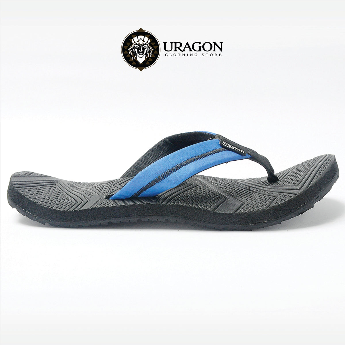 Uragon Lagalag Baltog Mens Tiresole Slippers Blue